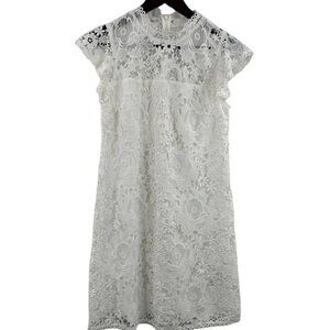 NEW - CUPCAKES and CASHMERE Beautiful Lace Mini Shift Dress